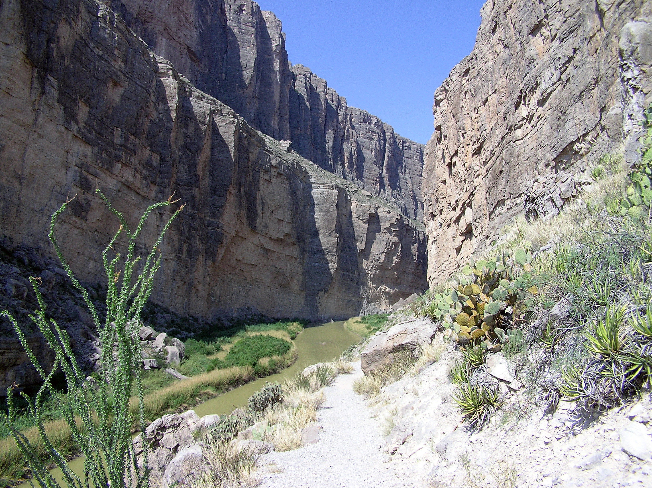 Santa Elena Canyon in Big Bend National Park