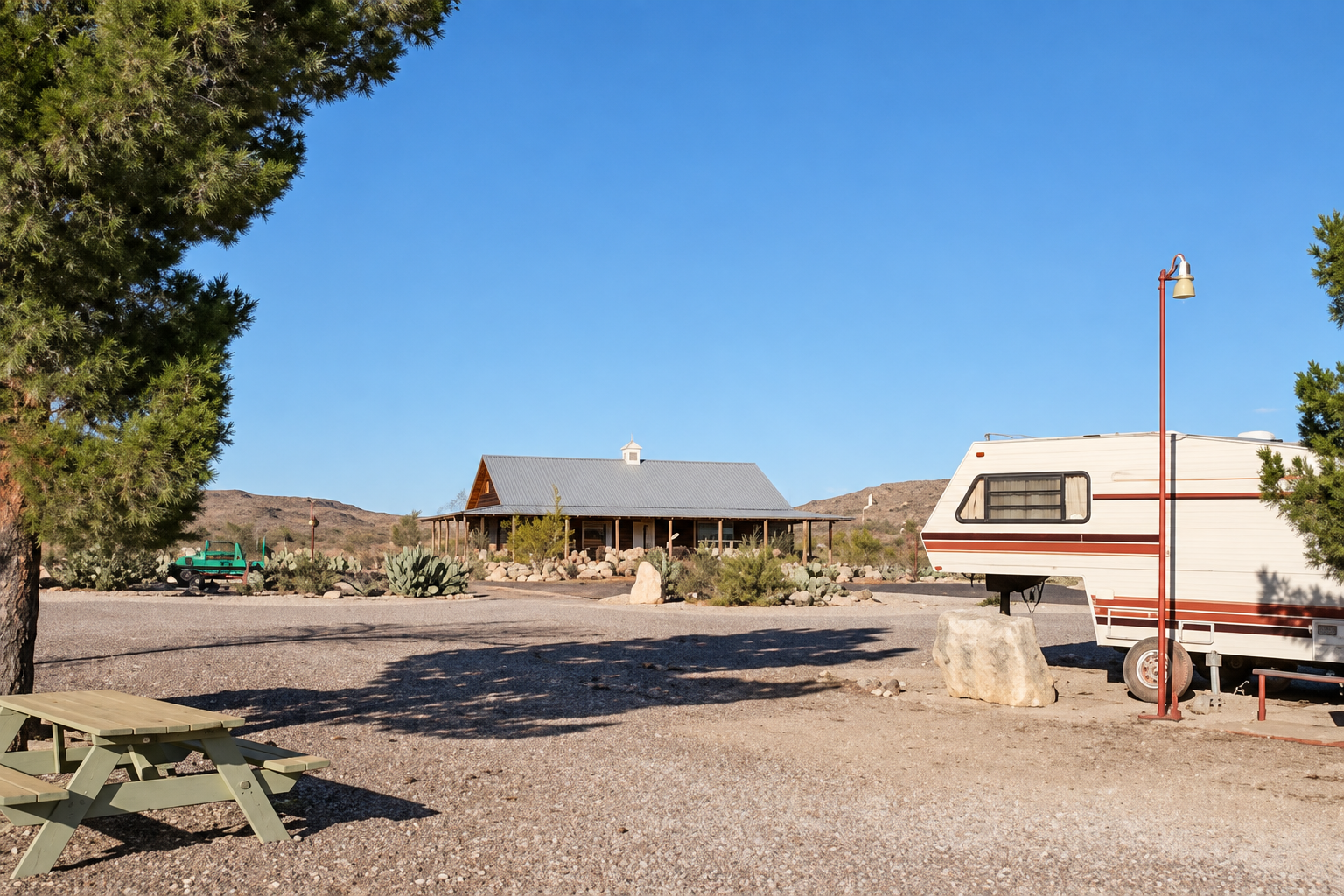 Picnic area and park facilities